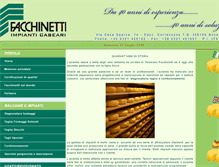 Tablet Screenshot of facchinettinovara.it